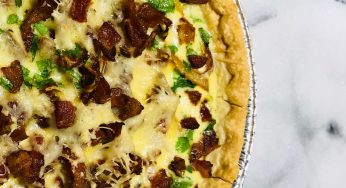 Tarte à l’oignon caramélisé et au bacon