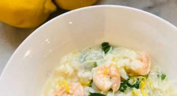 Risotto crevettes et citron