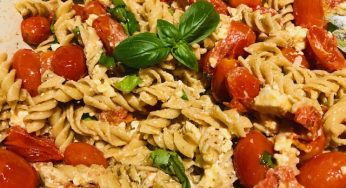 Pâtes feta et tomates