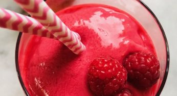 Smoothie framboises et lime