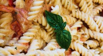 Pâtes aux tomates et fromage Boursin