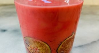 Smoothie framboises et figues