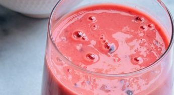 Smoothie pêches et cerises