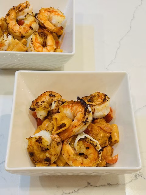 #recettesfamille #recettesansnoix #recettecrevette #recettesansarachide #recetteaveccrevette #marrymepasta #marrymepastacrevette #crevettes